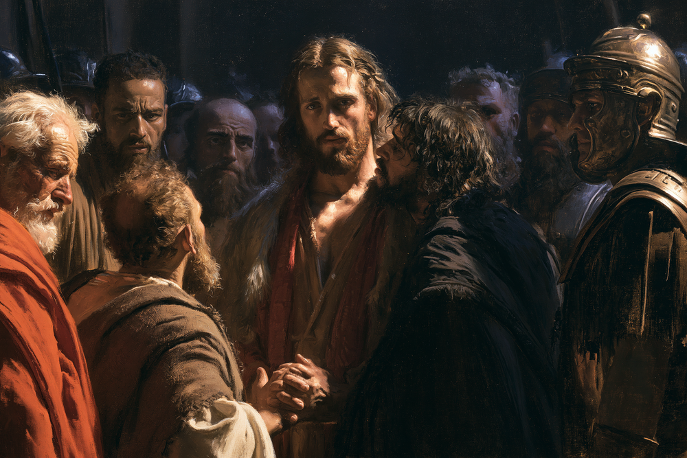 La Trahison de Judas — Silence sacré · Paysage n° 4 — art chrétien