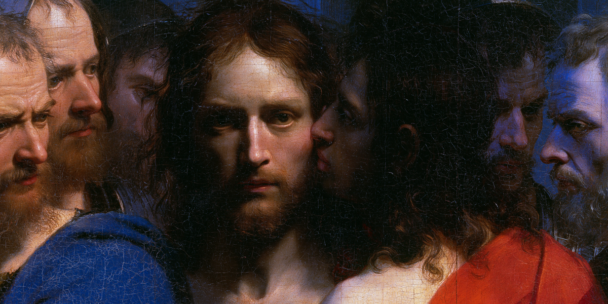 La Trahison de Judas — Le Regard entre l’ombre et le cobalt