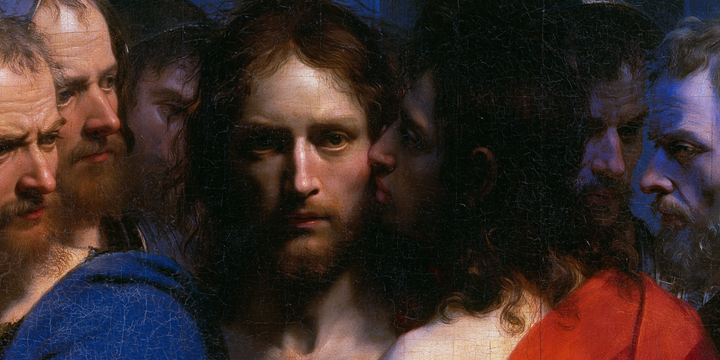 La Trahison de Judas — Le Regard entre l’ombre et le cobalt