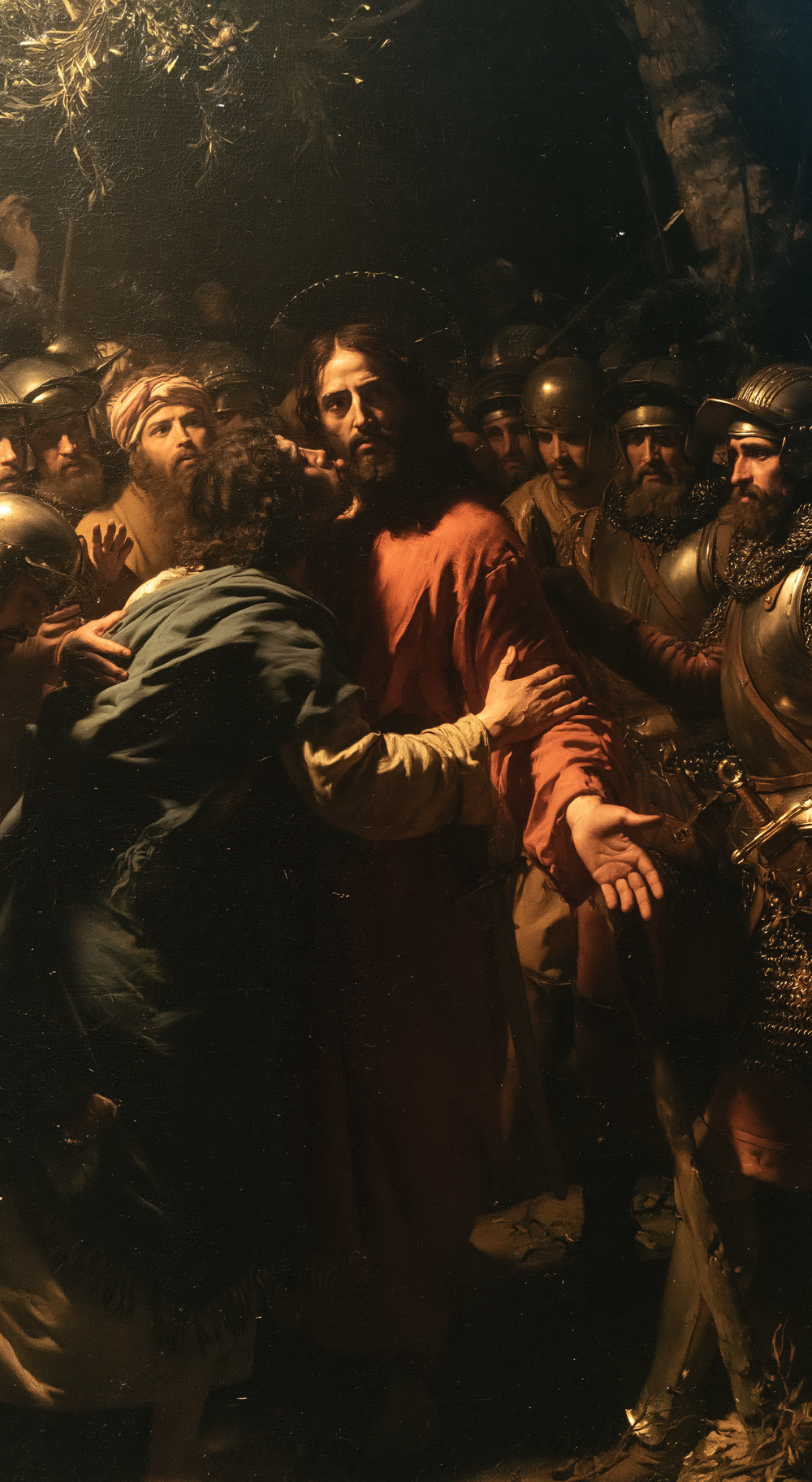 La Trahison de Judas — Silence sacré · Portrait n° 2 — art chrétien