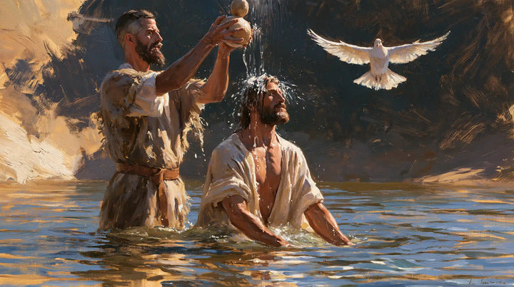 The Baptism of Jesus – Expressionist · Kneeling in the Jordan · Landscape no. 11