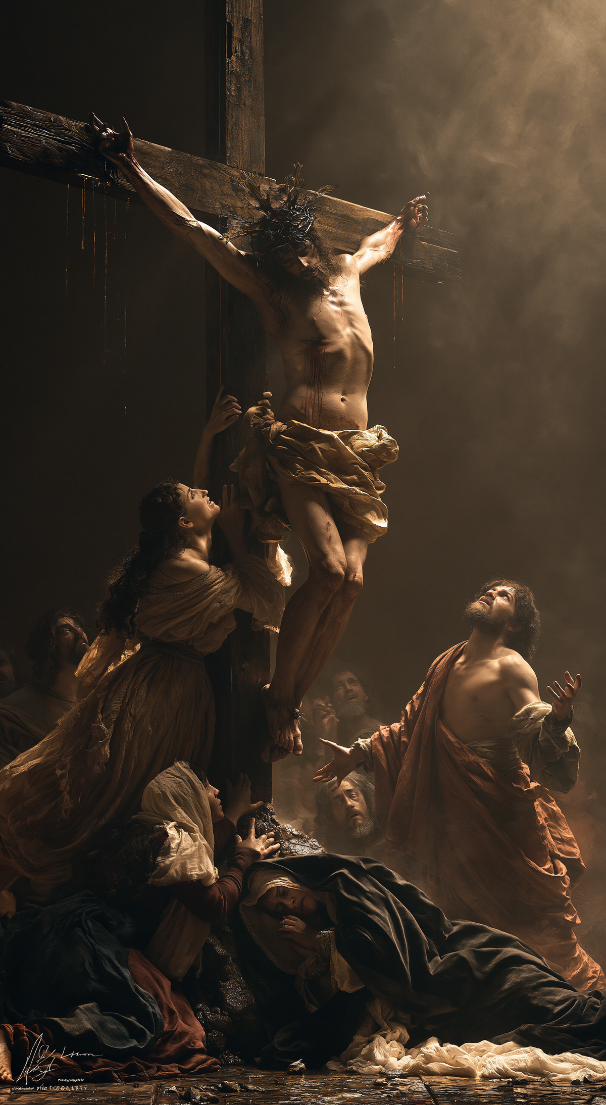 La Crucifixion — L’Adieu dans les plis de terre