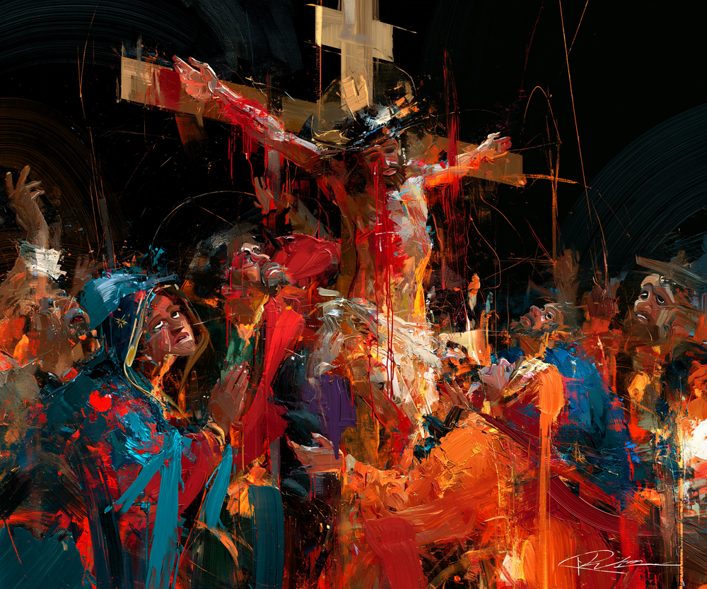 La Crucifixion — Expressionniste · Paysage n° 2 — art chrétien