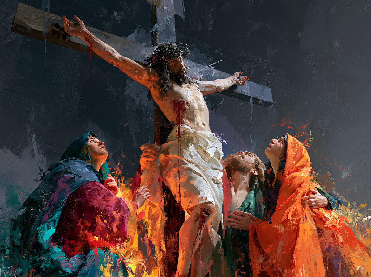 La Crucifixion — Expressionniste · Paysage n° 16 — art chrétien