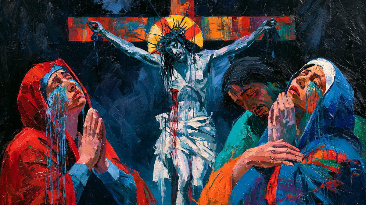 La Crucifixion — Expressionniste · Paysage n° 21 — art chrétien