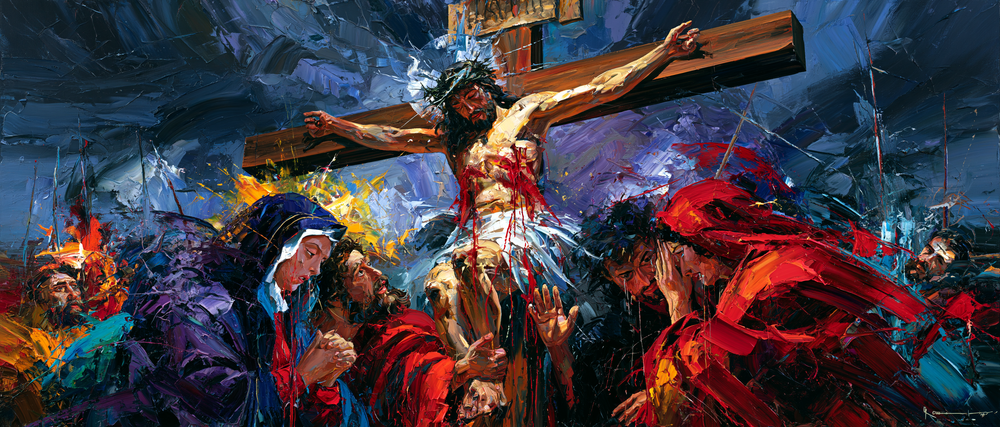 La Crucifixion — Expressionniste · Paysage n° 31 — art chrétien