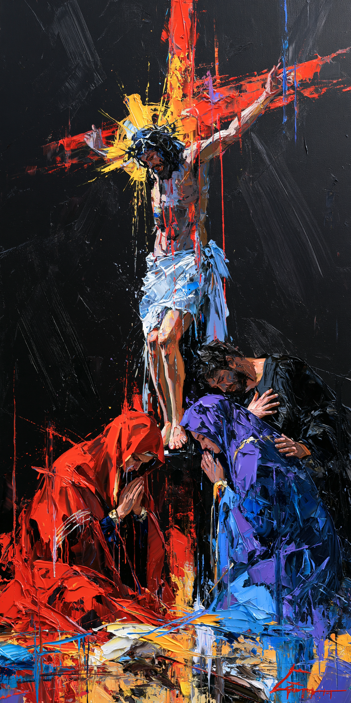 La Crucifixion — Expressionniste · Portrait n° 3
