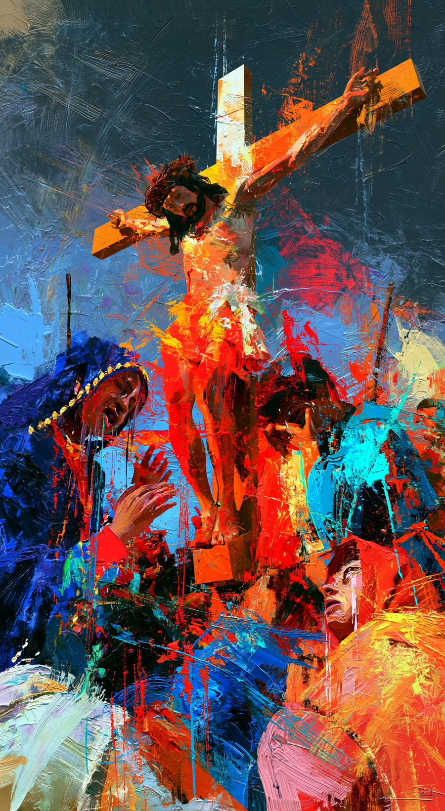 La Crucifixion — Expressionniste · Portrait n° 5