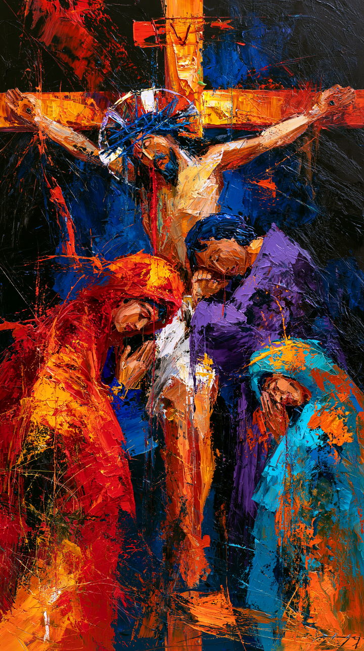 La Crucifixion — Expressionniste · Portrait n° 9
