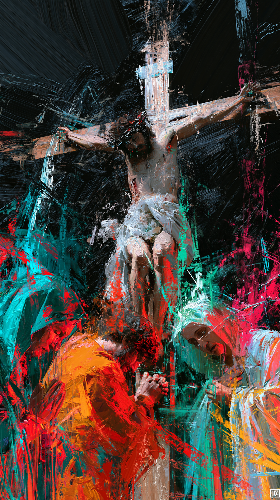 La Crucifixion — Expressionniste · Portrait n° 10