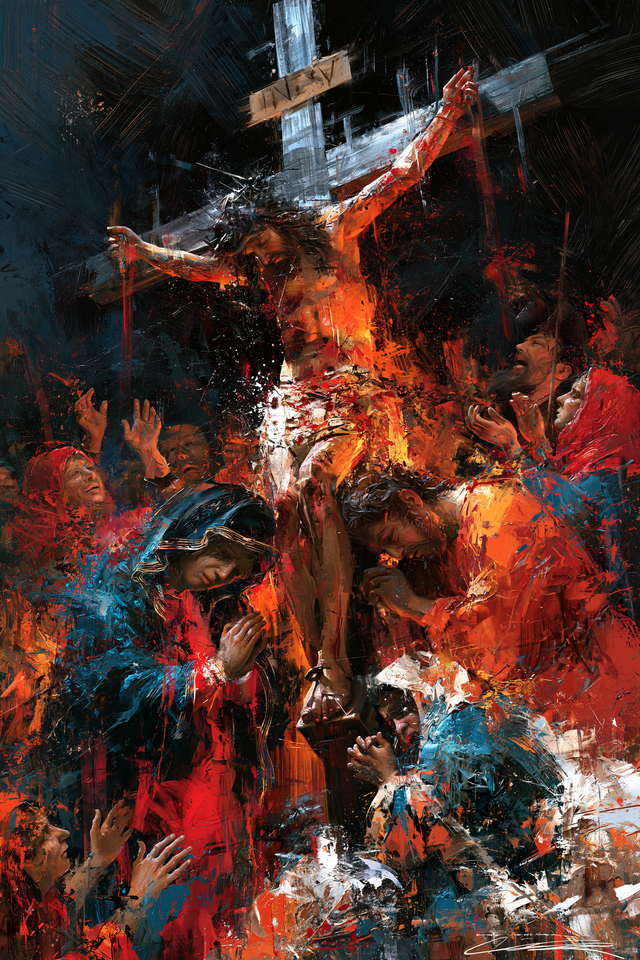 La Crucifixion — Expressionniste · Portrait n° 15