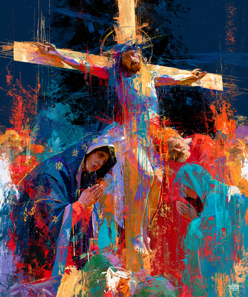 La Crucifixion — Expressionniste · Portrait n° 25