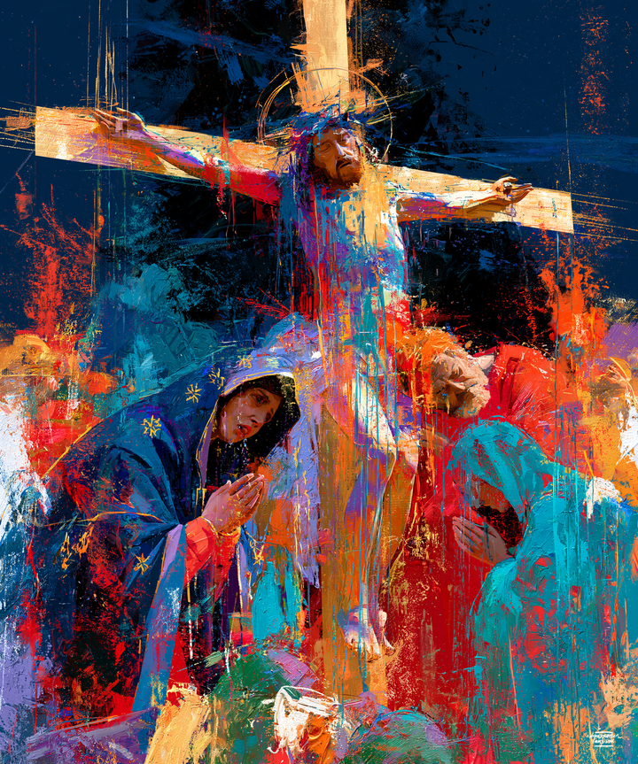 La Crucifixion — Expressionniste · Portrait n° 25