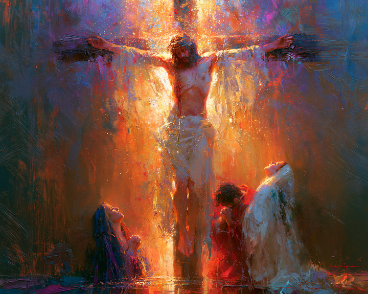 La Crucifixion — Impressionniste · Paysage n° 6