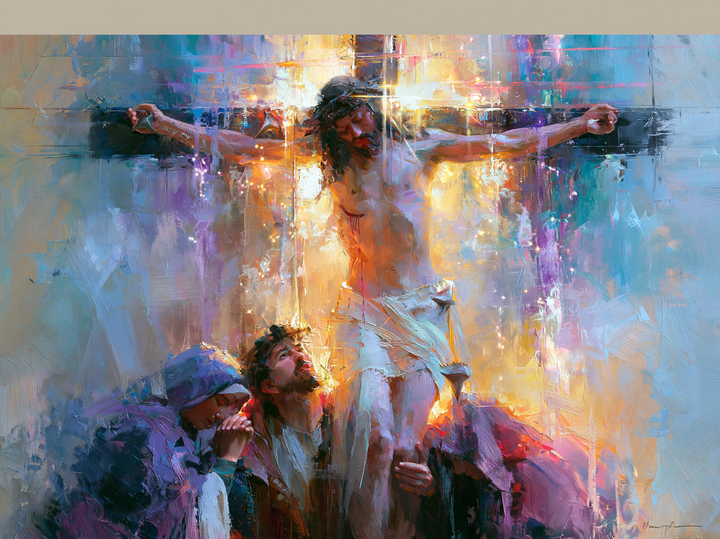 La Crucifixion — Impressionniste · Paysage n° 7