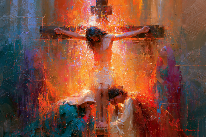 La Crucifixion — Impressionniste · Paysage n° 10