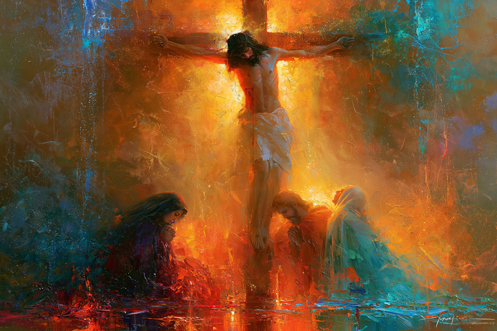 La Crucifixion — Impressionniste · Paysage n° 12