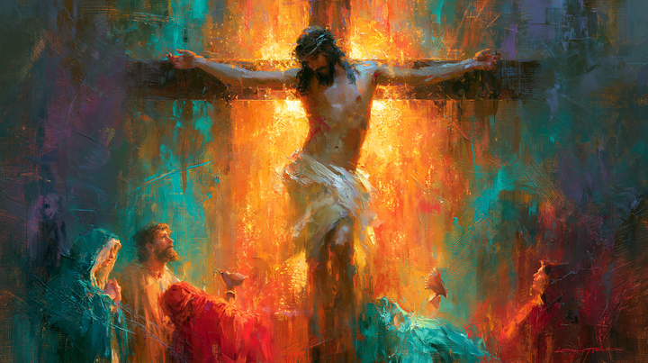 La Crucifixion — Impressionniste · Paysage n° 13