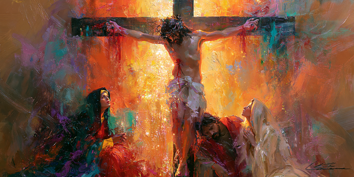 La Crucifixion — Impressionniste · Paysage n° 16