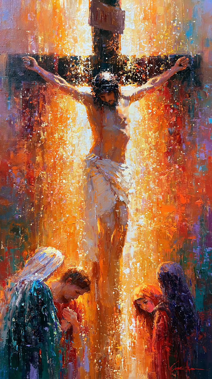 La Crucifixion — Les Prières sous la poussière dorée