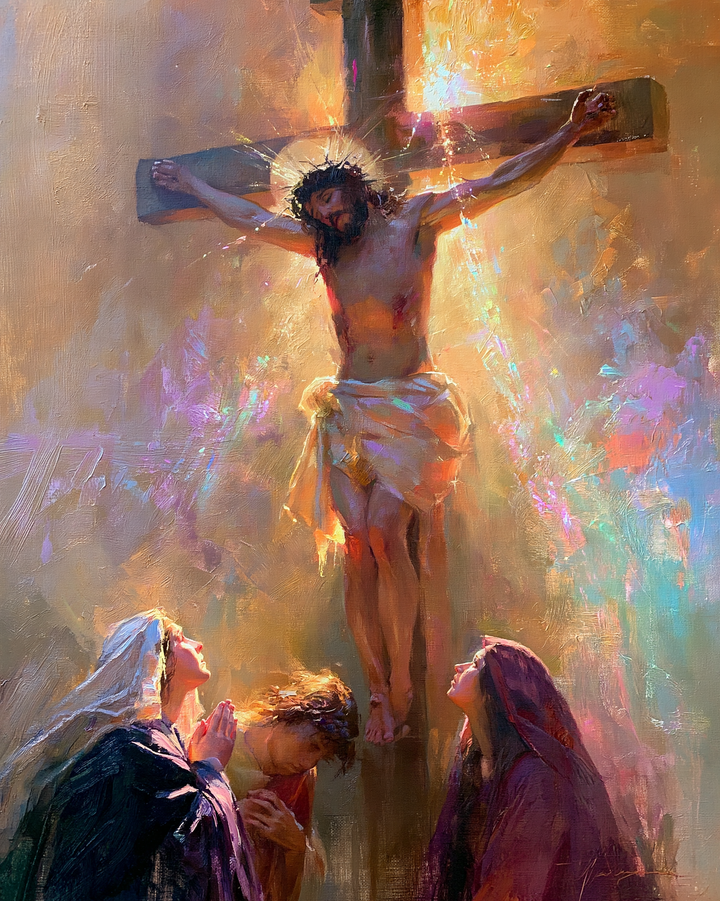 La Crucifixion — La Prière aux reflets de lilas