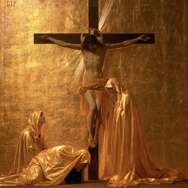 La Crucifixion — Sacré doré · Carré n° 4