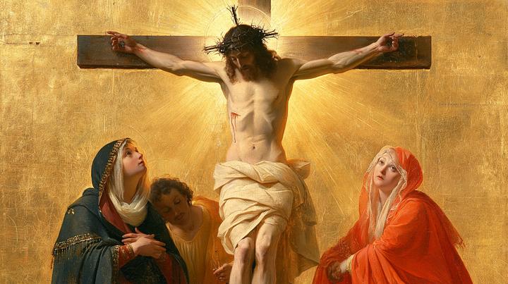 La Crucifixion — La Lumière entre le bleu et l’orange