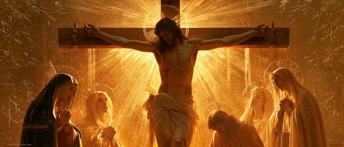 La Crucifixion — Les Cinq Silences dans le rayonnement d’or