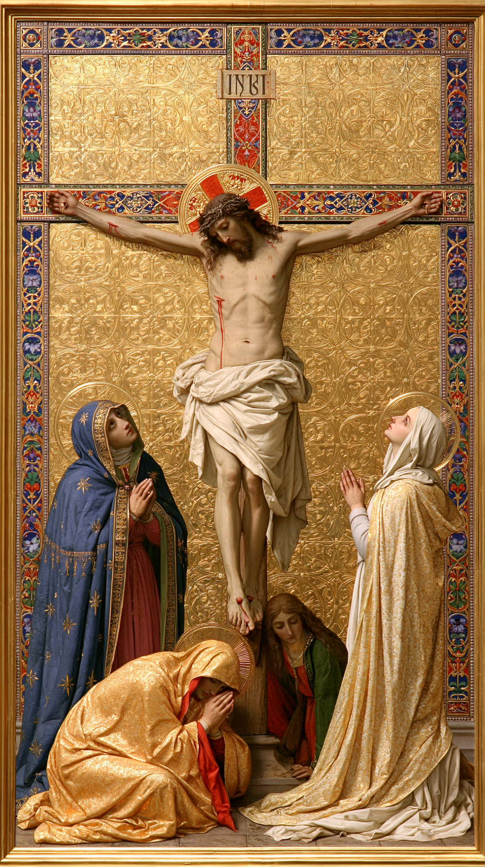 La Crucifixion — Sacré doré · Portrait n° 4 — art chrétien