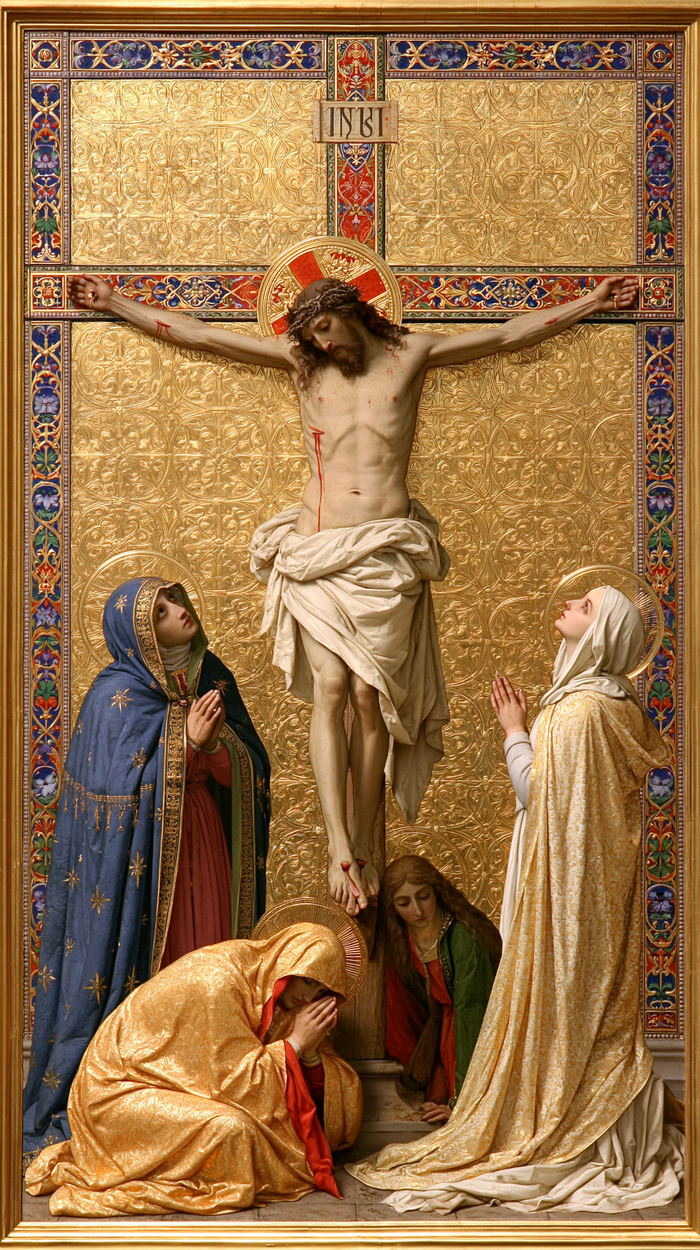 La Crucifixion — La Veille dans le cadre fleuri