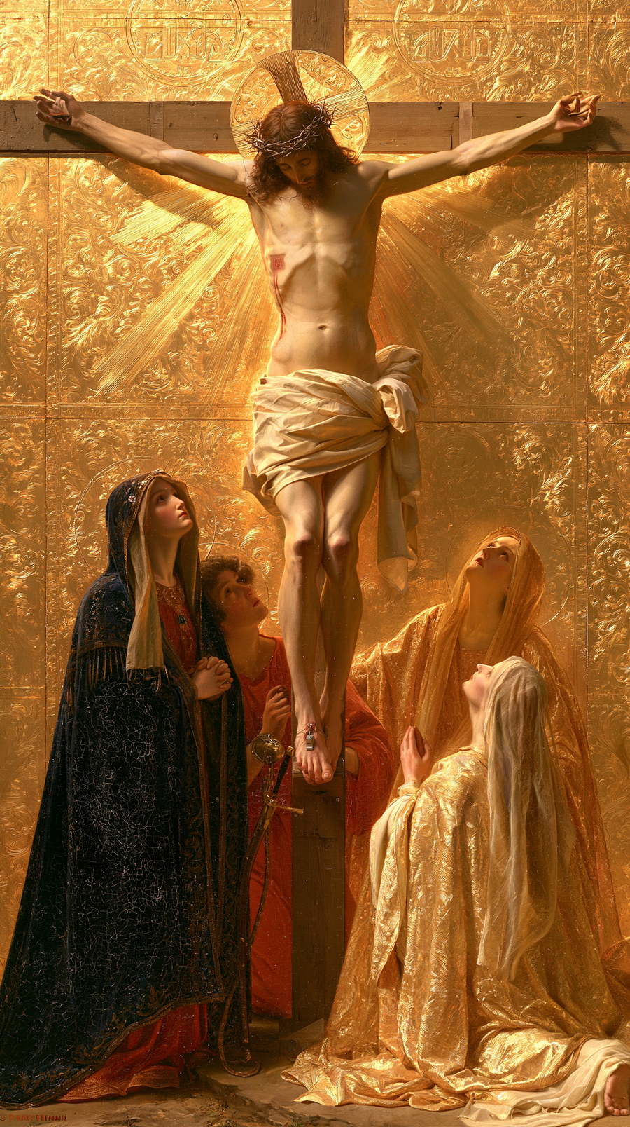 La Crucifixion — Sacré doré · Portrait n° 5