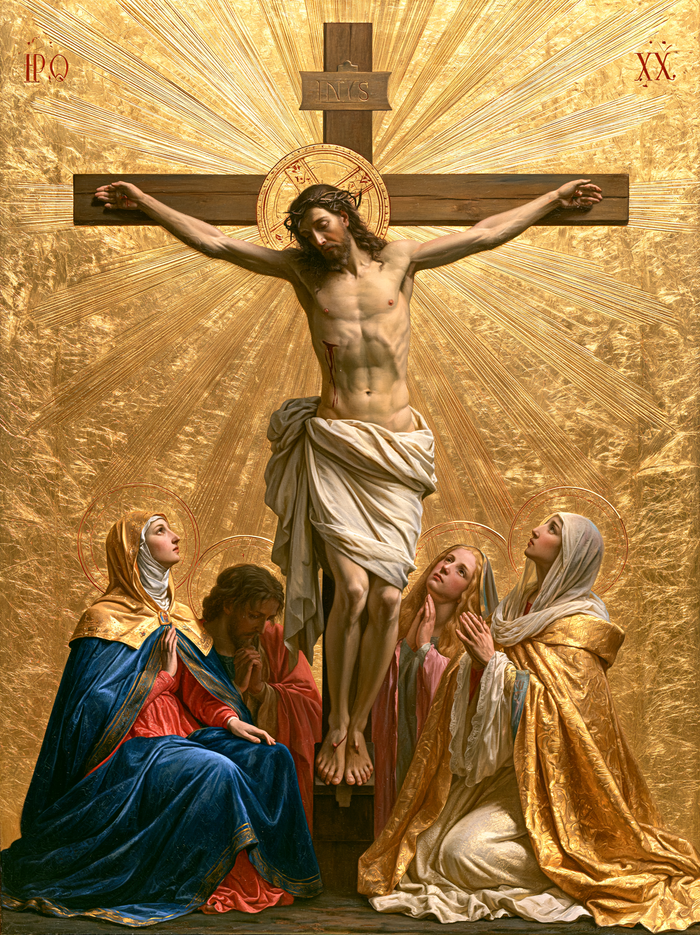 La Crucifixion — Sacré doré · Portrait n° 9