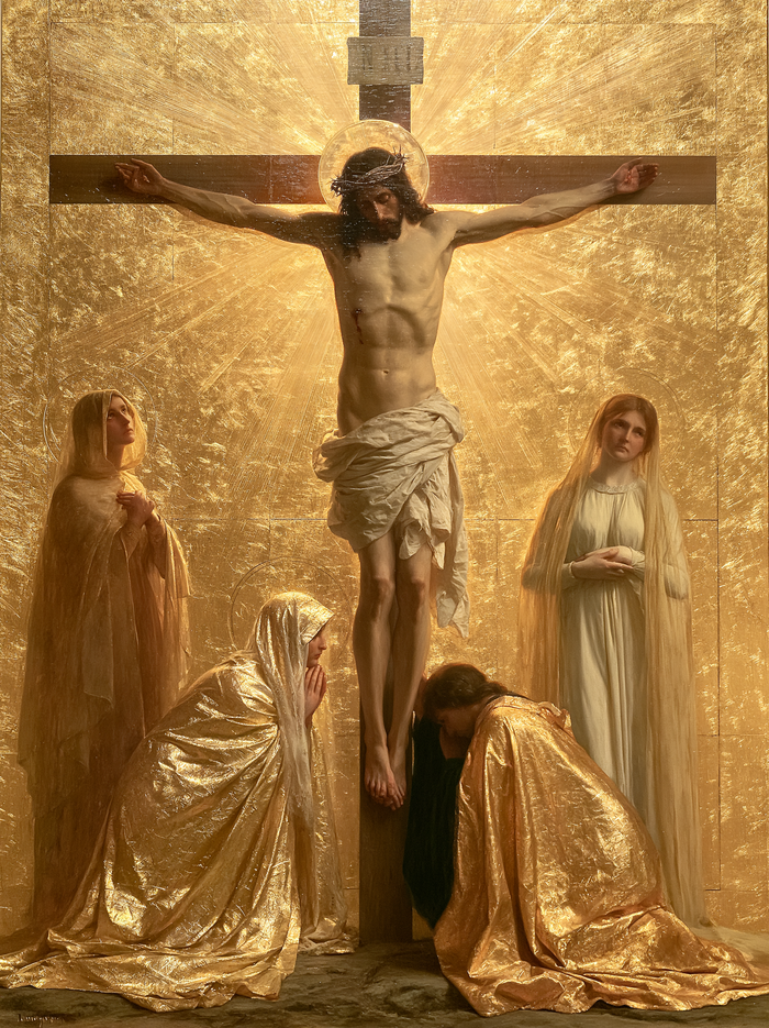 La Crucifixion — Sacré doré · Portrait n° 10
