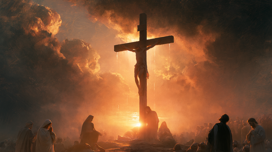 La Crucifixion — Vue monumentale sacrée · Paysage n° 10