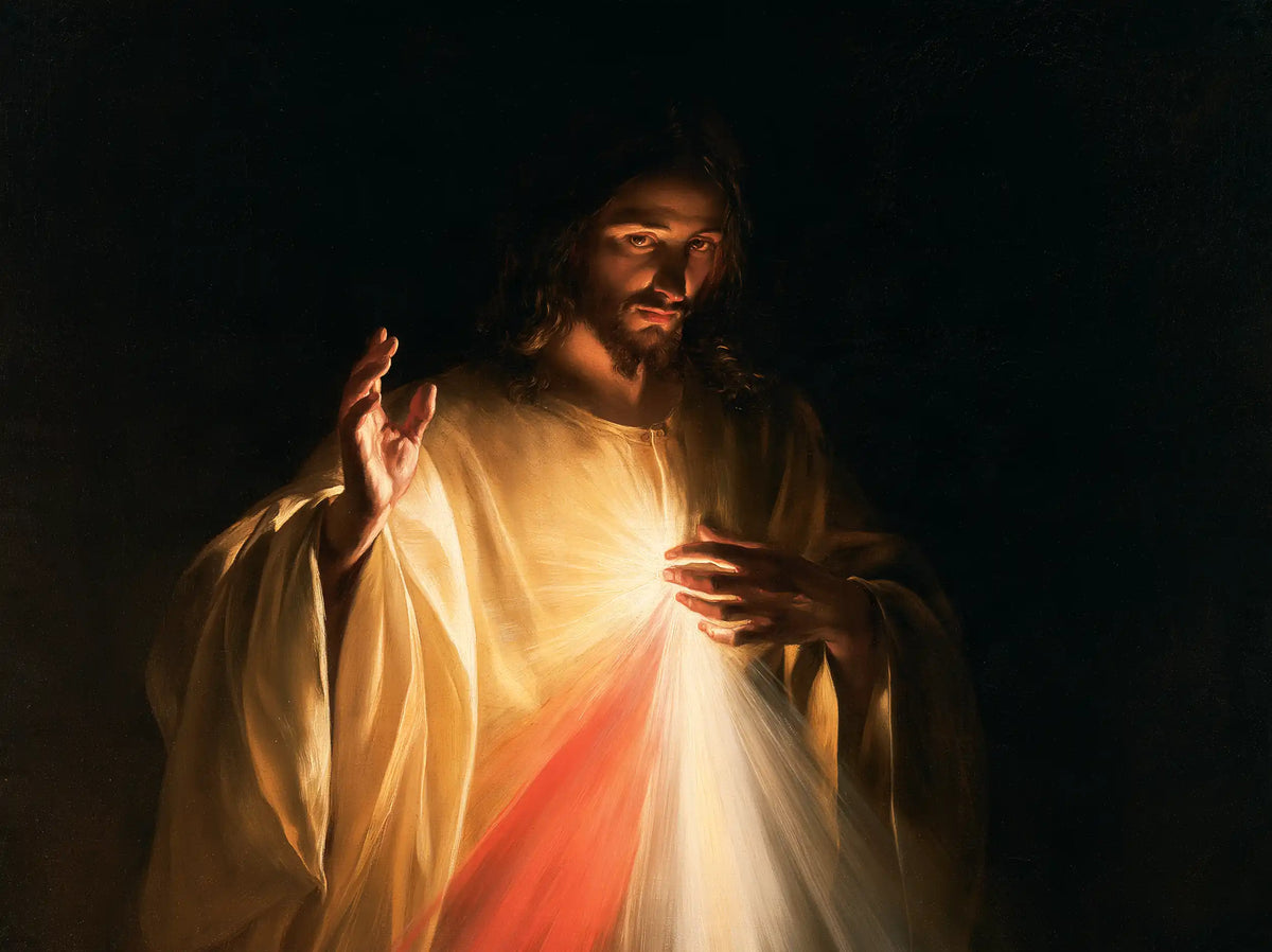 Jésus de la Miséricorde divine — La Source au cœur de la nuit