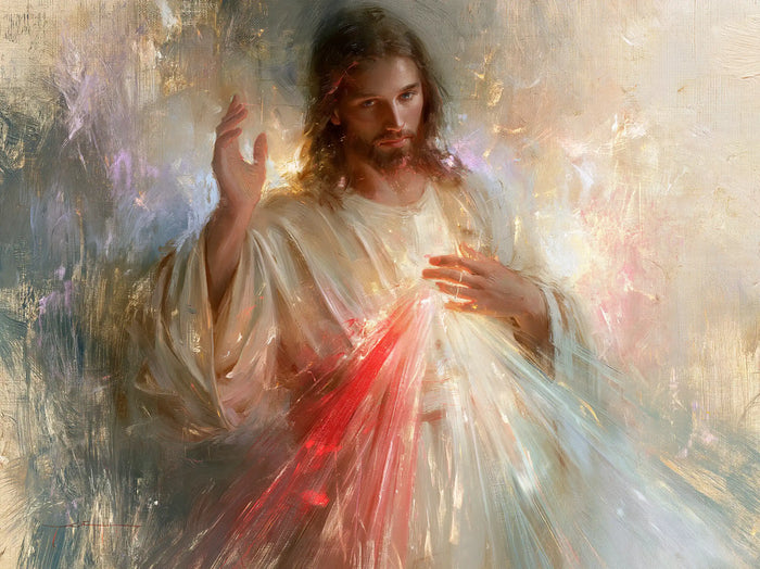 Jésus de la Miséricorde divine — La Miséricorde en éclats de nacre