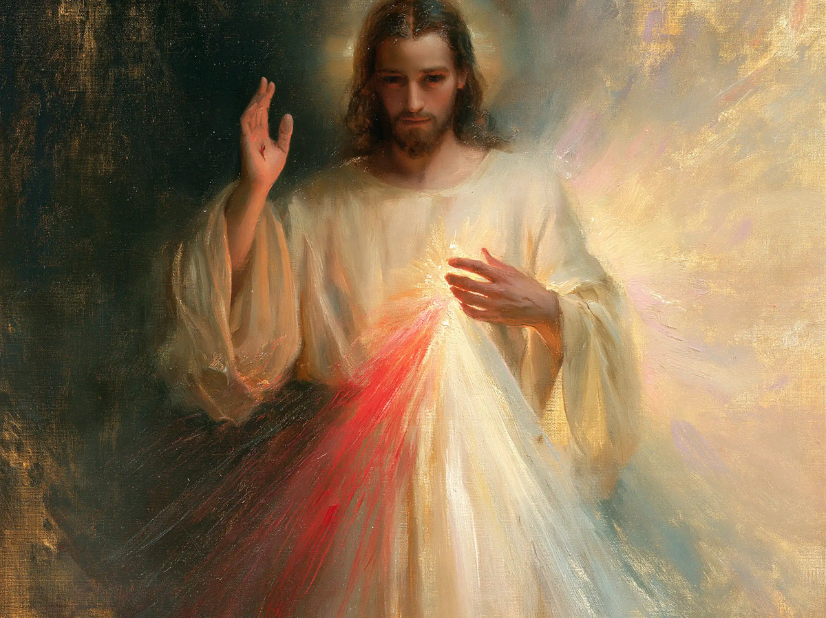 Jésus de la Miséricorde divine — La Lumière au jardin des couleurs