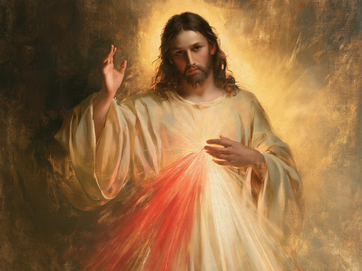 Jésus de la Miséricorde divine — La Présence au centre de l’aurore