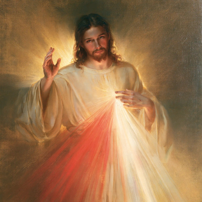 Jésus de la Miséricorde divine — Le Souffle lumineux des épaules