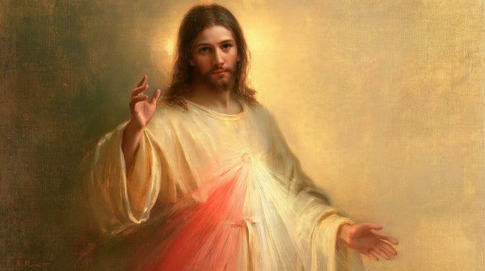 Jésus de la Miséricorde divine — La Paume offerte à la clarté