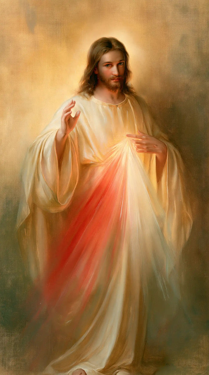 Jésus de la Miséricorde divine — La Présence dans le matin d’or