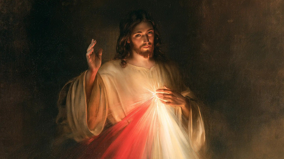 Jésus de la Miséricorde divine — La Lueur qui remonte au visage