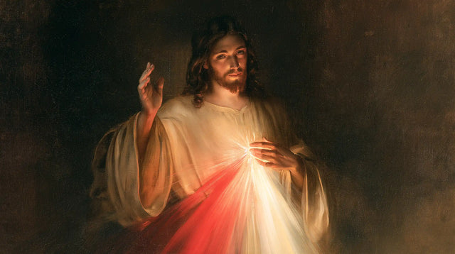Jésus de la Miséricorde divine — La Lueur qui remonte au visage