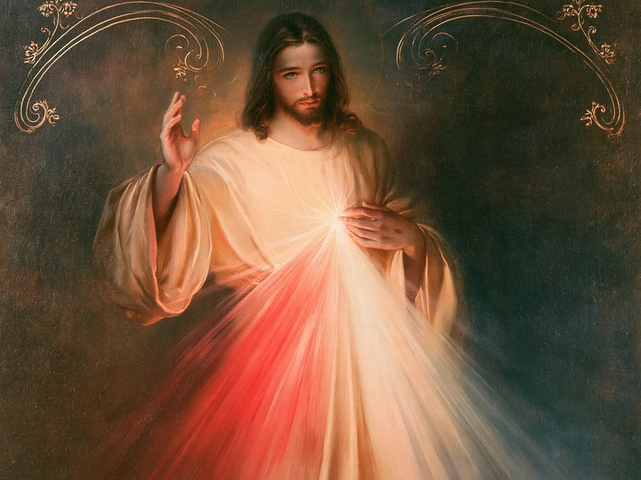 Jésus de la Miséricorde divine — Les Courbes discrètes du silence