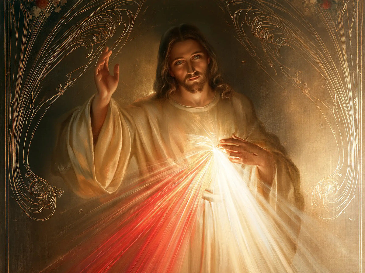 Jésus de la Miséricorde divine — L’Arche nocturne du rayonnement
