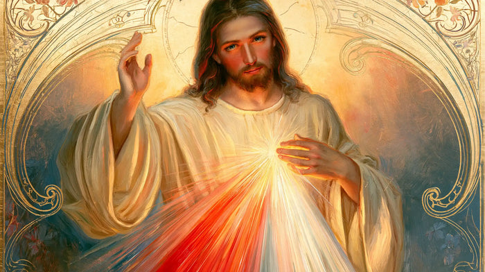 Jésus de la Miséricorde divine — Le Halo au-dessus de l’azur