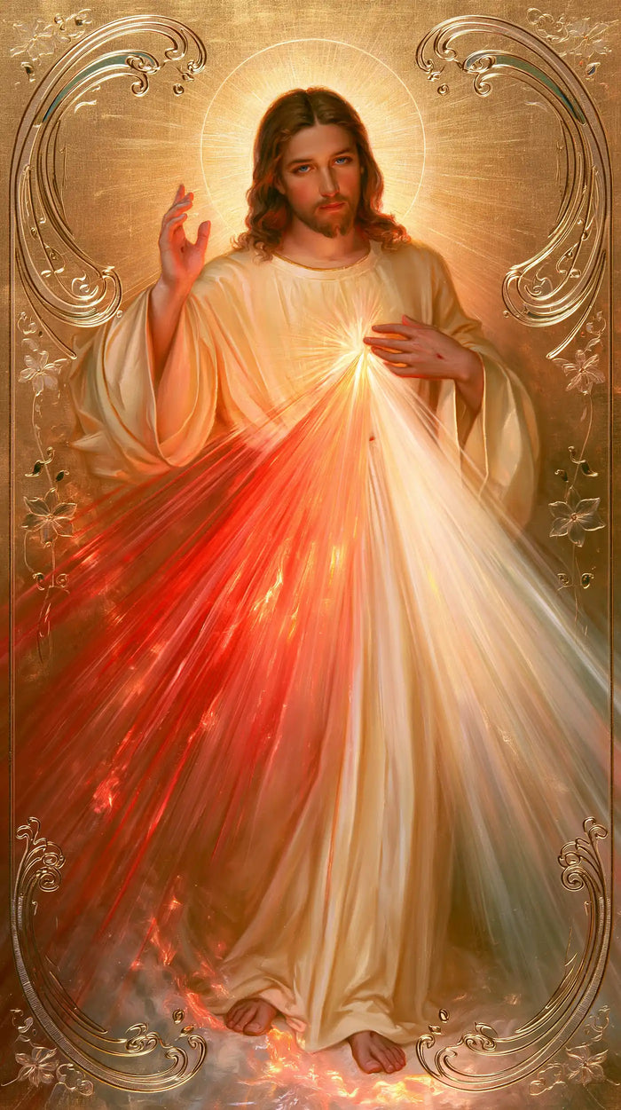 Jésus de la Miséricorde divine — La Braise au pied des arabesques