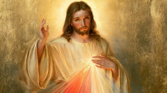 Jésus de la Miséricorde divine — Le Regard aux reflets de cuivre