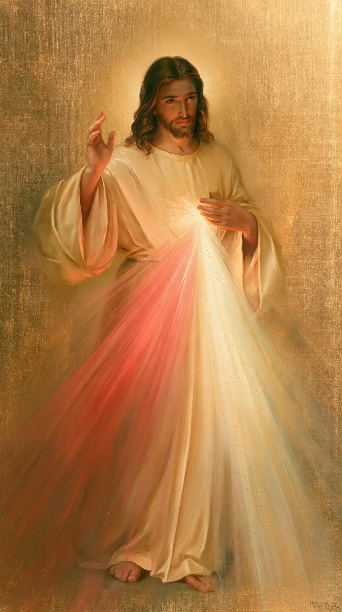 Jésus de la Miséricorde divine — Le Silence aux pieds nus