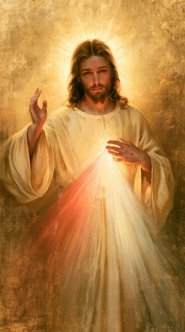 Jésus de la Miséricorde divine — La Couronne de brume ardente